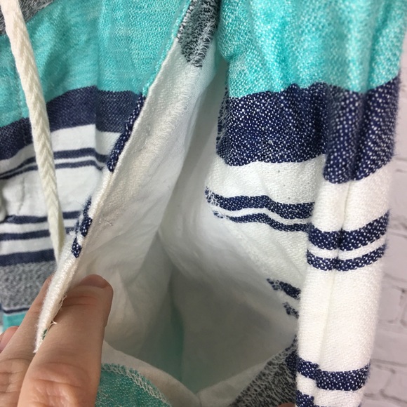 Lou & Grey High Rise wide leg linen crop pants - Picture 6 of 8